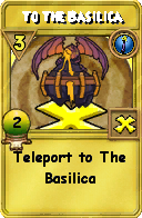 Wizard101 Cantrips spell card: To The Basilica, Spell ID 11184