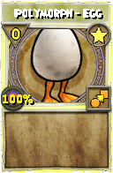 Wizard101 Star spell card: Polymorph - Egg, Spell ID 11236