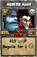 Wizard101 Death spell card: Monster Mash, Spell ID 11260