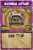 Wizard101 Storm spell card: Natural Attack, Spell ID 11273