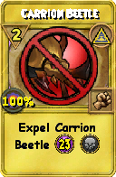 Wizard101 Myth spell card: Carrion Beetle, Spell ID 11274