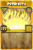 Wizard101 Sun spell card: Power Nova, Spell ID 11277