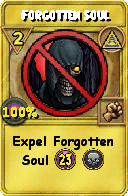 Wizard101 Myth spell card: Forgotten Soul, Spell ID 11280