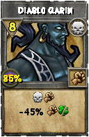 Wizard101 Death spell card: Diablo Qarin, Spell ID 11298
