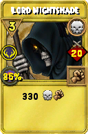 Wizard101 Death spell card: Lord Nightshade, Spell ID 11322