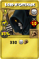 Wizard101 Death spell card: Lord Nightshade, Spell ID 11323