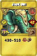 Wizard101 Balance spell card: Jade Oni, Spell ID 11326
