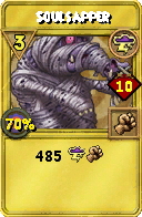 Wizard101 Storm spell card: Soulsapper, Spell ID 11332