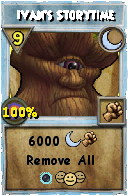 Wizard101 Moon spell card: Ivan's Storytime, Spell ID 11355