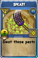 Wizard101 Cantrips spell card: Splat!, Spell ID 11458