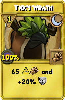 Wizard101 Moon spell card: Tick's Wrath, Spell ID 11460
