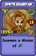 Wizard101 Life spell card: Sprite Guardian, Spell ID 11485