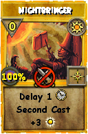 Wizard101 Sun spell card: Nightbringer, Spell ID 11493