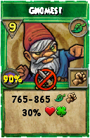 Wizard101 Life spell card: Gnomes!, Spell ID 11508