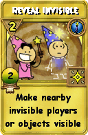 Wizard101 Cantrips spell card: Reveal Invisible, Spell ID 11561