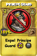 Wizard101 Myth spell card: Principe Guard, Spell ID 11589