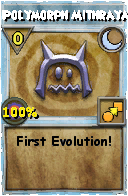 Wizard101 Moon spell card: Polymorph Mithraya, Spell ID 11594