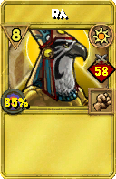 Wizard101 Sun spell card: Ra, Spell ID 11596