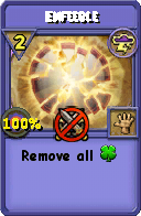 Wizard101 Storm spell card: Enfeeble, Spell ID 11606