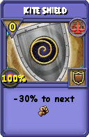 Wizard101 Balance spell card: Kite Shield, Spell ID 11634