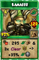 Wizard101 Life spell card: Lamassu, Spell ID 11662