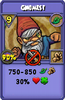 Wizard101 Life spell card: Gnomes!, Spell ID 11678