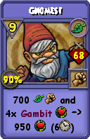 Wizard101 Life spell card: Gnomes!, Spell ID 11679