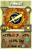 Wizard101 Star spell card: Furnace, Spell ID 11688