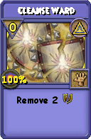 Wizard101 Myth spell card: Cleanse Ward, Spell ID 11689
