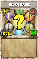 Wizard101 Balance spell card: Blade Dance, Spell ID 11750