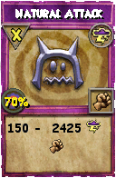 Wizard101 Storm spell card: Natural Attack, Spell ID 11756