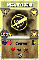 Wizard101 Star spell card: Negative Zone, Spell ID 11760