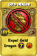 Wizard101 Myth spell card: Gold Dragon, Spell ID 11792