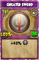 Wizard101 Storm spell card: Greater Sword, Spell ID 11793