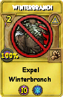 Wizard101 Myth spell card: Winterbranch, Spell ID 11852