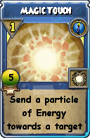 Wizard101 Cantrips spell card: Magic Touch, Spell ID 11881