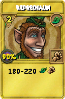 Wizard101 Life spell card: Leprechaun, Spell ID 11916