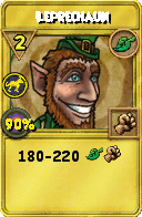 Wizard101 Life spell card: Leprechaun, Spell ID 11919