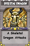 Wizard101 School 16 spell card: Skeletal Dragon, Spell ID 11963