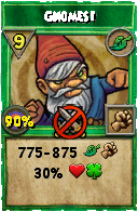 Wizard101 Life spell card: Gnomes!, Spell ID 11967