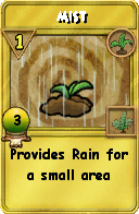 Wizard101 Gardening spell card: Mist, Spell ID 11970