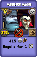Wizard101 Death spell card: Monster Mash, Spell ID 11272
