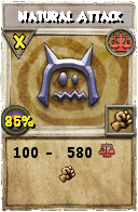 Wizard101 Balance spell card: Natural Attack, Spell ID 11607