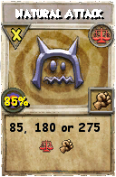 Wizard101 Balance spell card: Natural Attack, Spell ID 11299