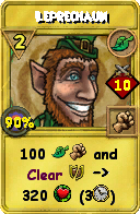Wizard101 Life spell card: Leprechaun, Spell ID 12006