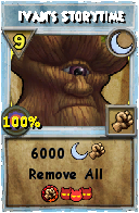 Wizard101 Moon spell card: Ivan's Storytime, Spell ID 12007