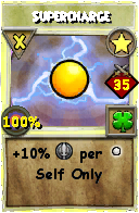 Wizard101 Star spell card: Supercharge, Spell ID 12014