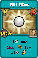 Wizard101 Fire spell card: Full Steam, Spell ID 12041