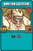 Wizard101 Balance spell card: Erosion Colossus, Spell ID 12052