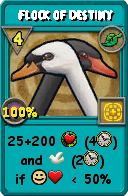 Wizard101 Life spell card: Flock of Destiny, Spell ID 12053